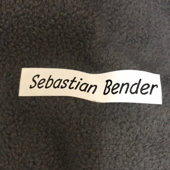 Little Me Boy’s Puffy Vest. Size 3T Denim Print - Picture 5 of 9